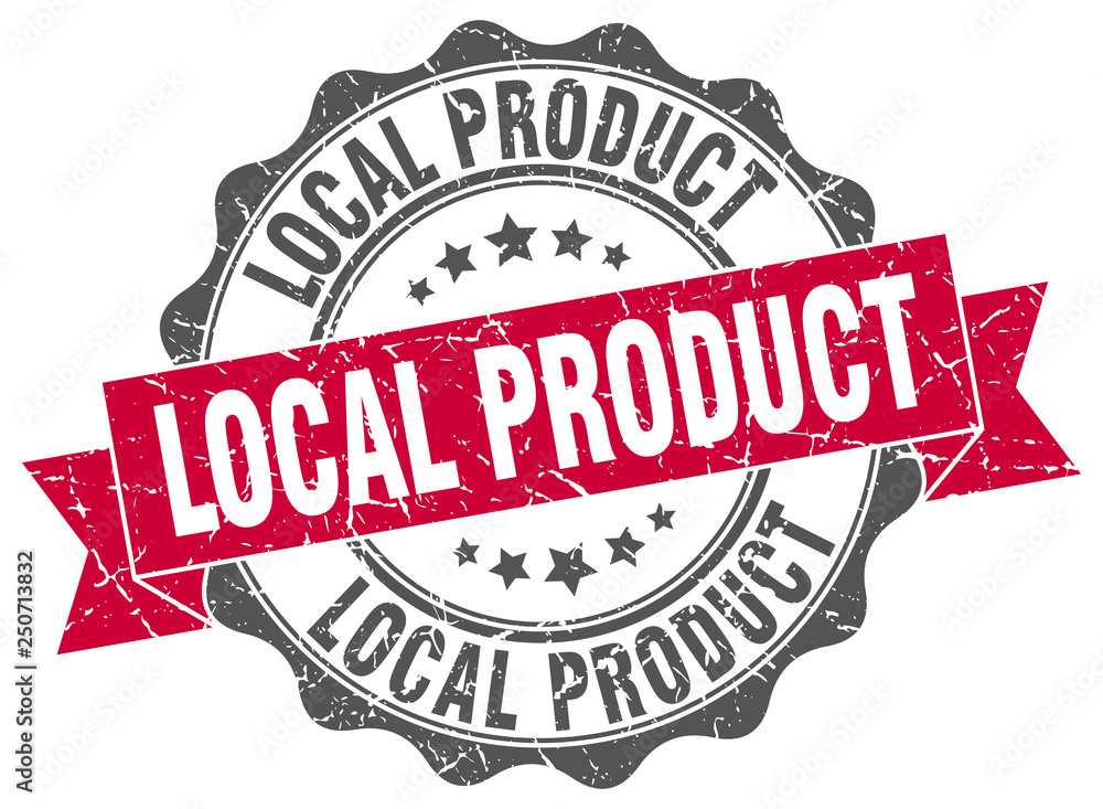 Fototapeta premium local product stamp. sign. seal