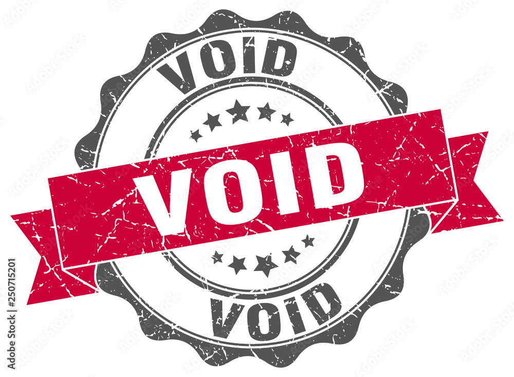 Obraz premium void stamp. sign. seal