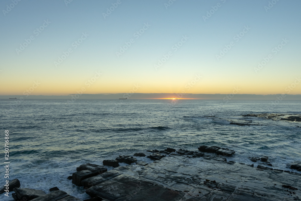 Sunrise in Soldiers Beach, Central Coast, NSW Australia