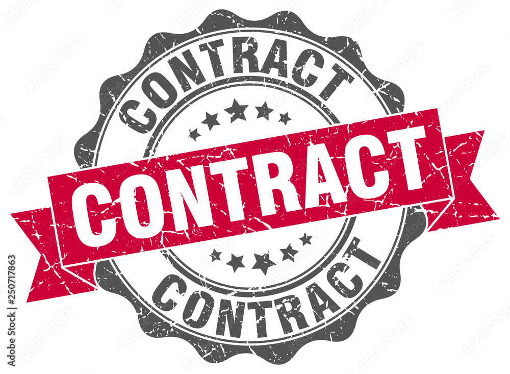 Fototapeta premium contract stamp. sign. seal