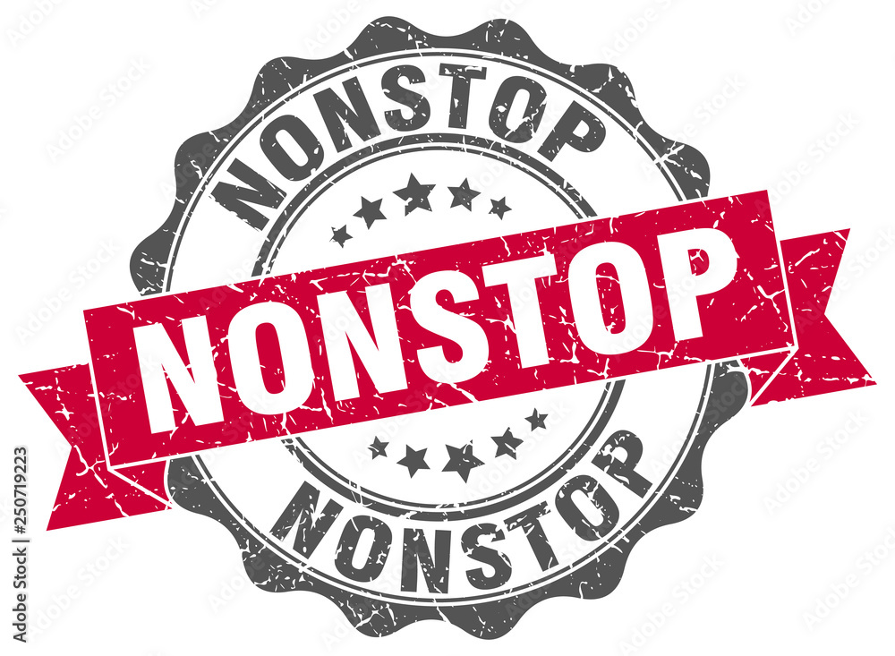 Obraz premium nonstop stamp. sign. seal