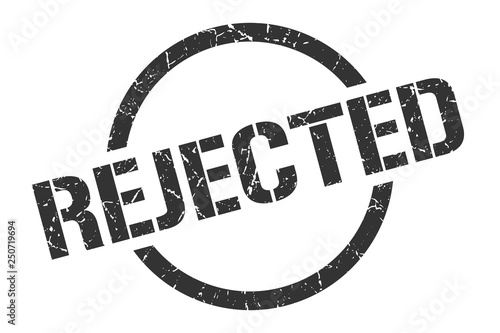 rejected stamp