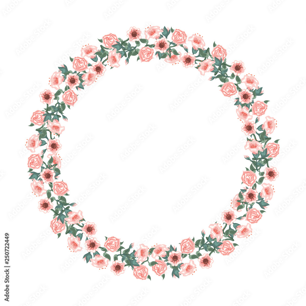 Beautiful arch of roses and red tulips. Flower arrangement Beautiful arch of roses and red tulips. Flower arrangement