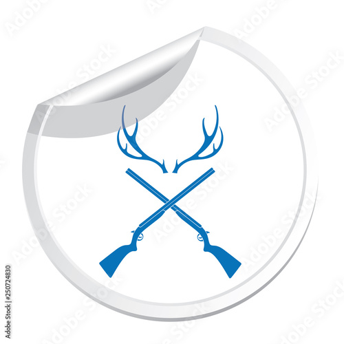 Hunting club logo icon