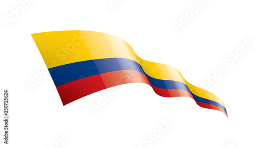 Free Download Colombia flag, vector illustration on a white background - GFXLoad