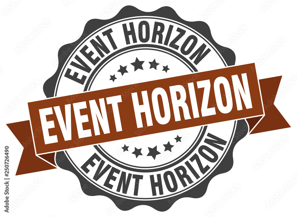 event horizon stamp. sign. seal