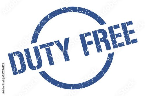 duty free stamp