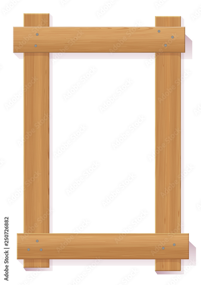 Vector Plank Frame Vector Plank Frame