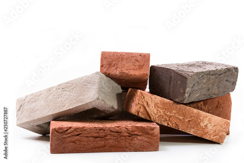 Fototapeta Naklejka Na Ścianę i Meble -  Sold bricks for building a house