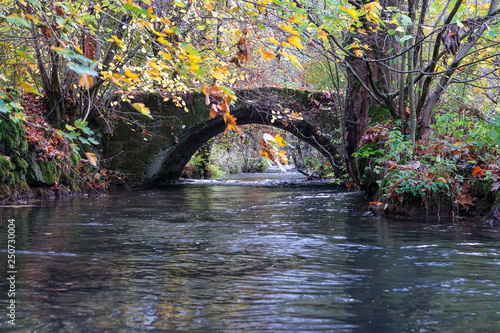 Foto Alte Steinbrücke über Bach