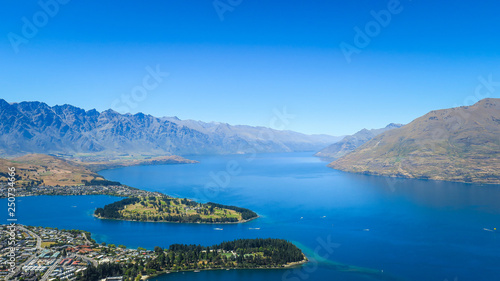 Queenstown and the view from the Gondola, New-Zealand