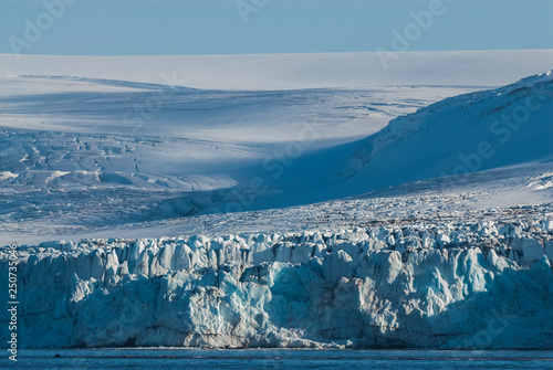 Glacier , Antartic landscape, south pole