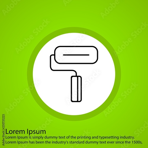 Vector Paint Roller Icon