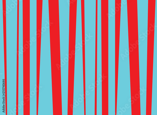 Abstract vertical striped pattern. Background red — cyan  for wallpaper, web page, surface textures. Vector illustration.