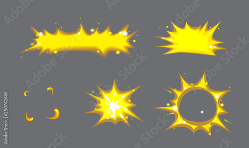 vector set effects burst, bursting, outburst, outbreak