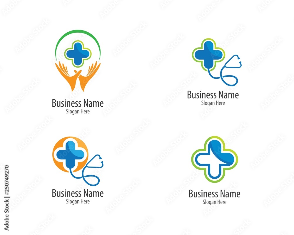 Medical logo template illustration Medical logo template illustration