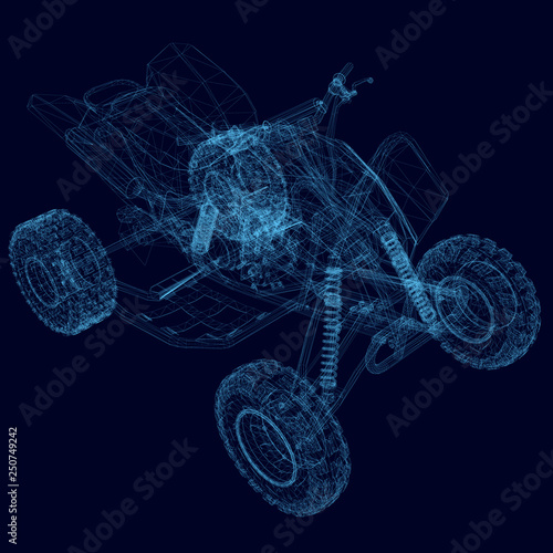 ATV wireframe