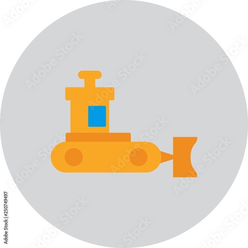 Vector Snow plow Icon