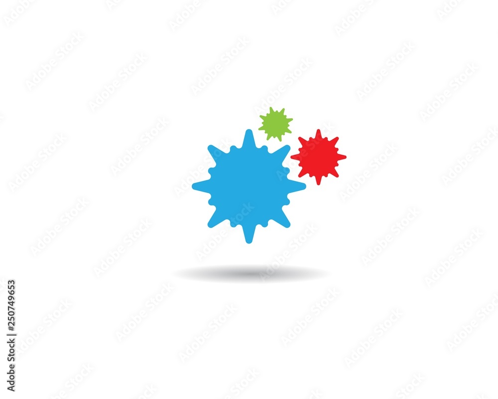 Virus icon illustration Virus icon illustration