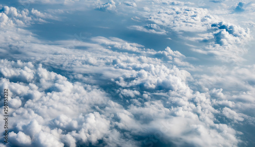 Fototapeta Naklejka Na Ścianę i Meble -  Blue sky background with clouds.