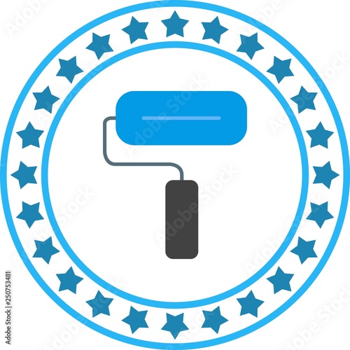 Vector Paint Roller Icon