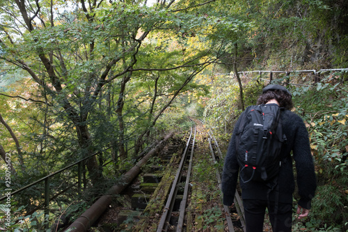 廃路線にて