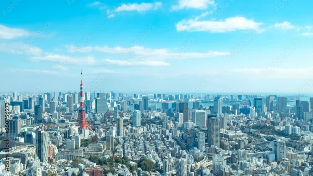 4K・東京風景・タイムラプス