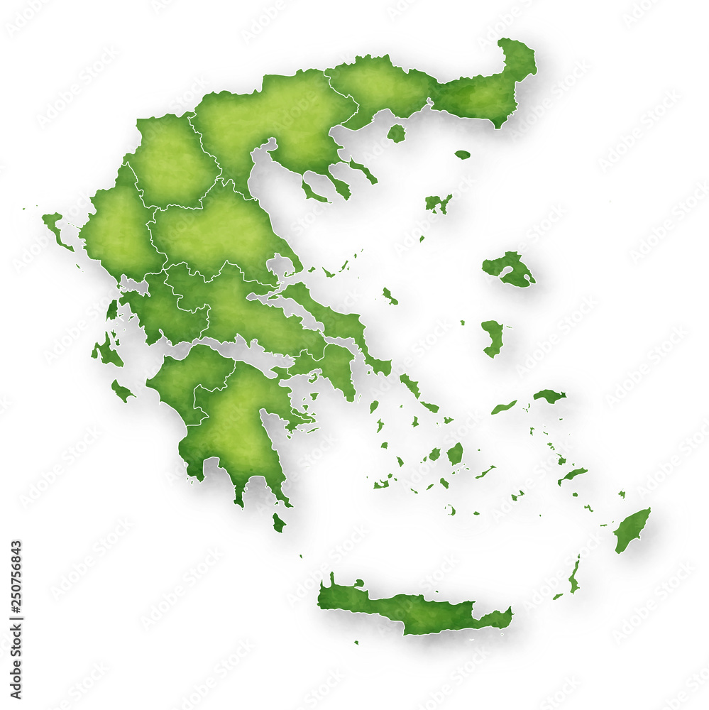 ギリシャ　地図　フレーム　アイコン