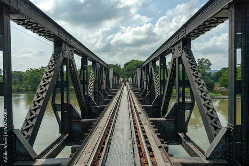 Kwai river bridge in Thailand