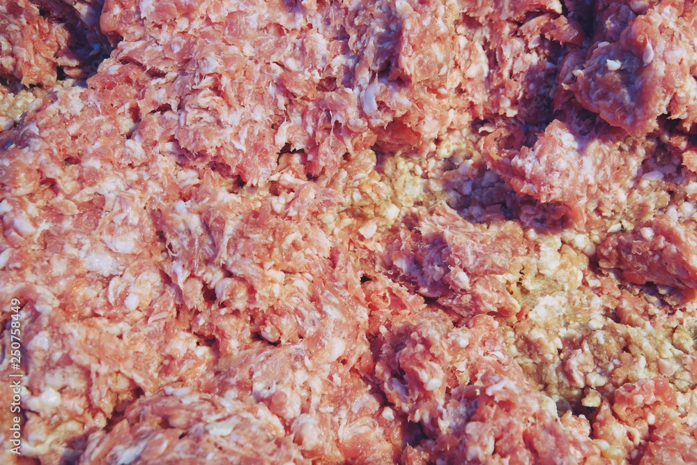 sliced fresh chilled pork in fresh market for sale sliced fresh chilled pork in fresh market for sale