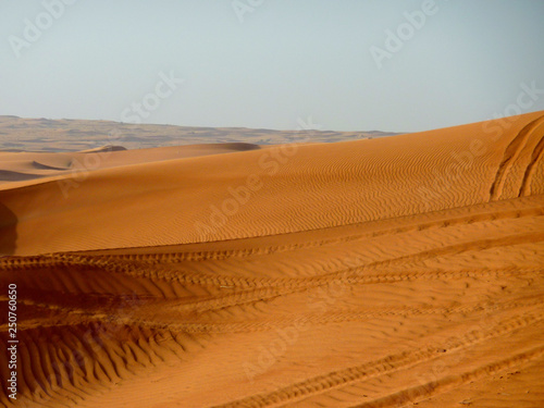 Desert of Dubai. United Arab Emirates. Year 2004