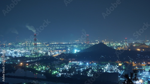 工場の夜景