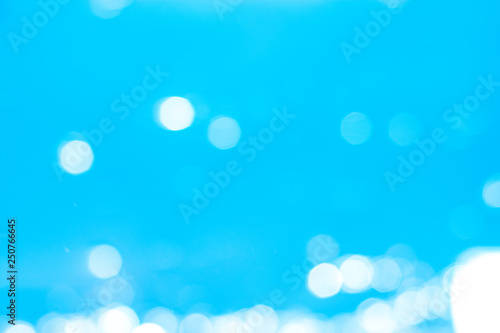 Blurred simple blue background for design template.