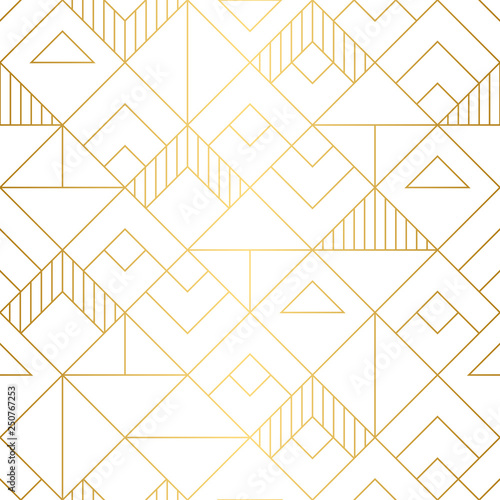 Geometric squares seamless pattern