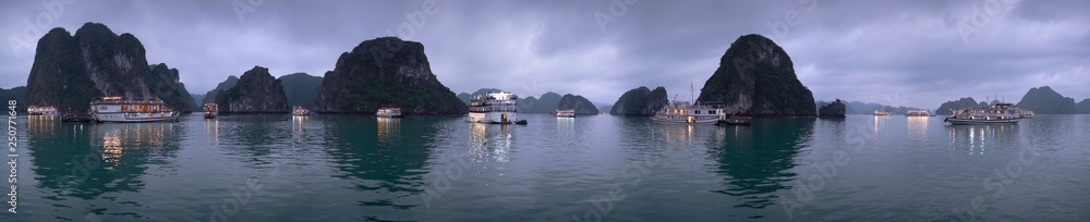 Halong Bay panoramic view, Vietnam