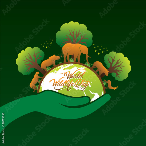 world wildlife day poster design