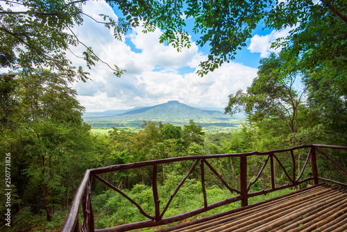 Terrace on view forest mountain Landscape balcony outdoors amazing viewpoint nature hill