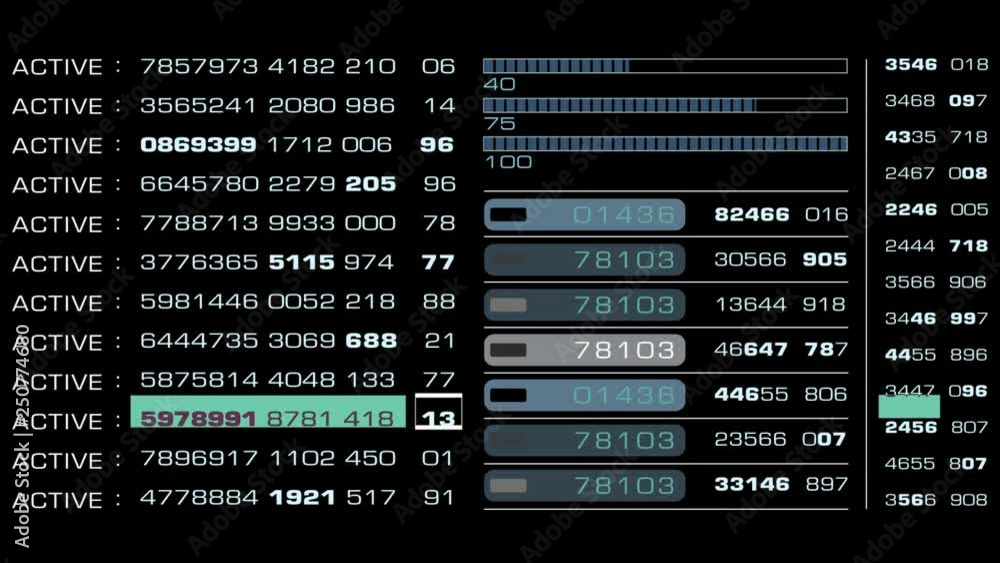 Futuristic motion graphic elements user interface head up display screen with digital data telemetry information display for digital background computer desktop display screen
