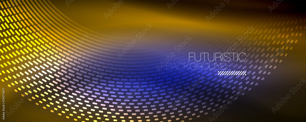 Digital flowing wave particles abstract background, vector smoke effect design Digital flowing wave particles abstract background, vector smoke effect design