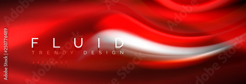 Fluid colors mixing glowing neon wave background, holographic texture