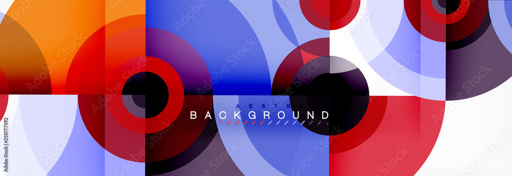 Geometric circle abstract background, creative geometric wallpaper. Geometric circle abstract background, creative geometric wallpaper.