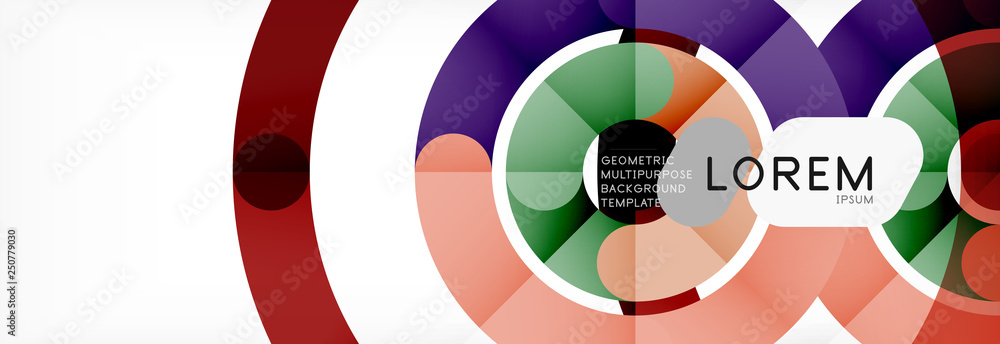 Circular lines design background Circular lines design background