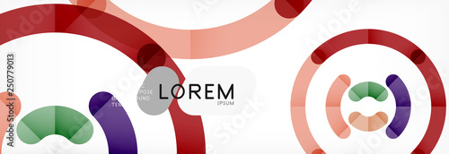 Circular lines design background