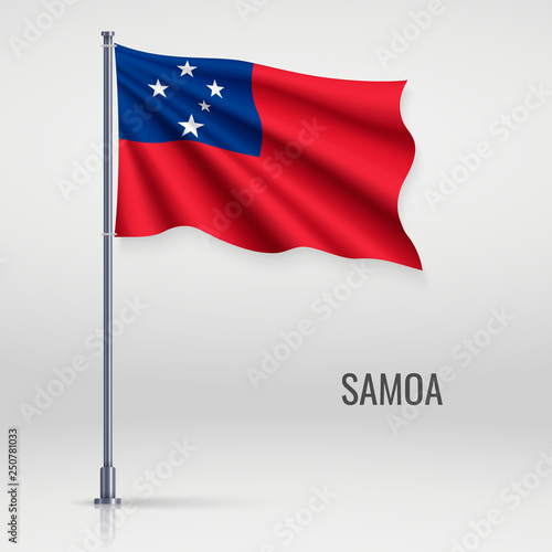 Free Download Waving flag on flagpole - GFXLoad