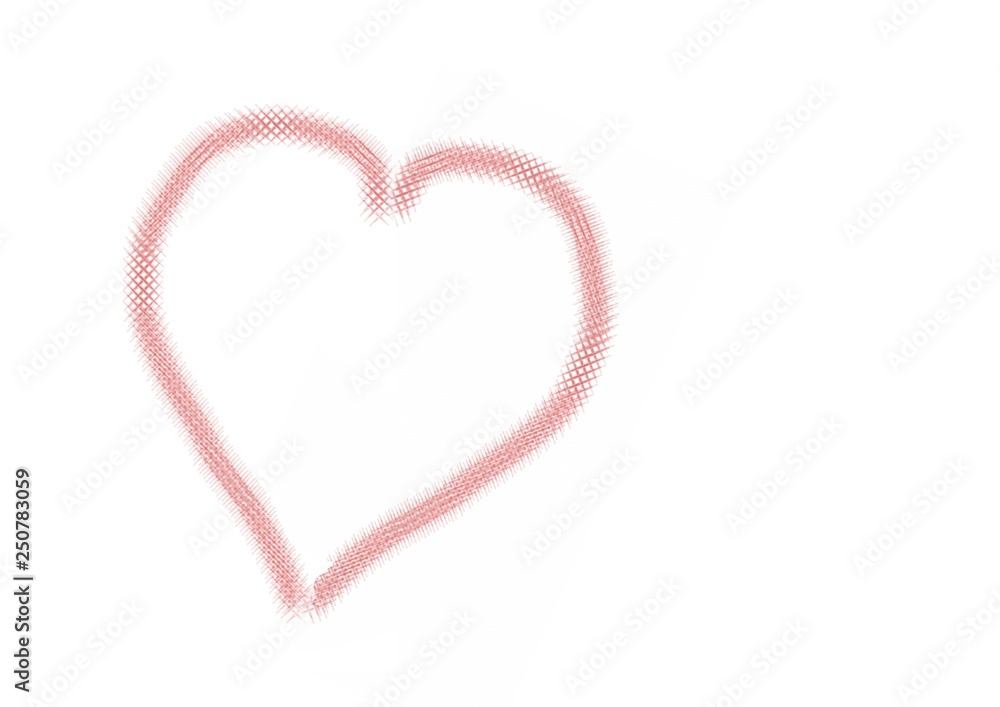 red drawn heart circuit red drawn heart circuit
