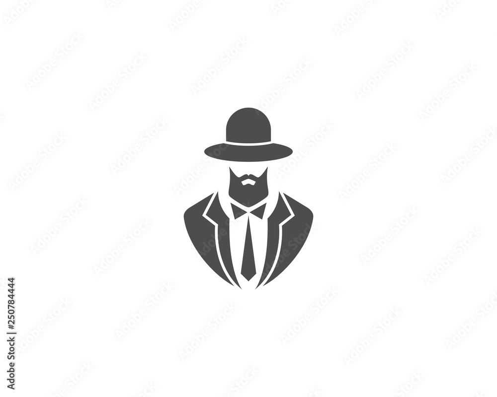 Gentleman Tuxedo logo vector