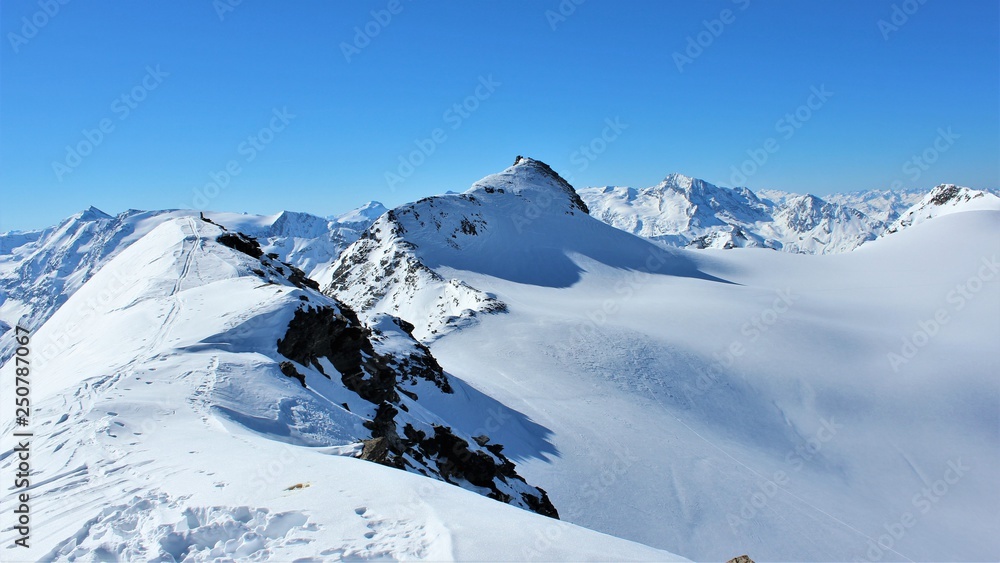 Naklejka premium glacier du ruitor