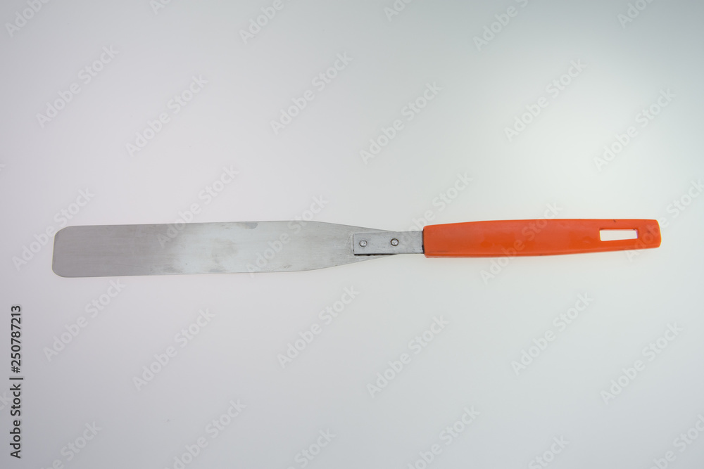 Fototapeta premium Old orange Palette Knife