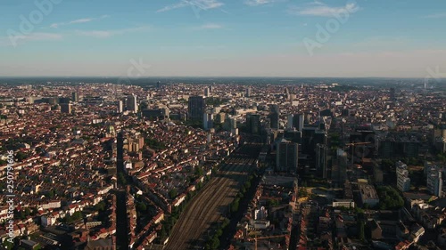Wallpaper Mural Aerial Belgium Brussels June 2018 Sunny Day 30mm 4K Inspire 2 Prores  Aerial video of Brussels Belgium downtown on a sunny day. Torontodigital.ca