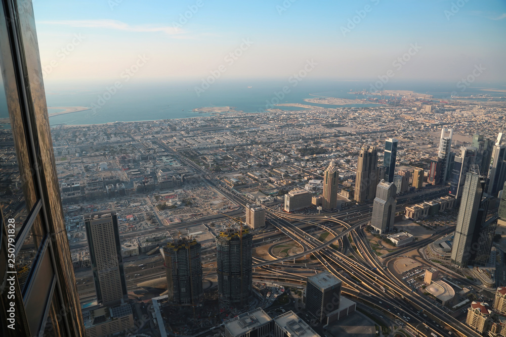 Fototapeta premium View on Dubai downtown, United Arab Emirates